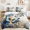 Cartoon Butterfly Down Comforter Set Bedding Set 3-piece Duvet Cover Set