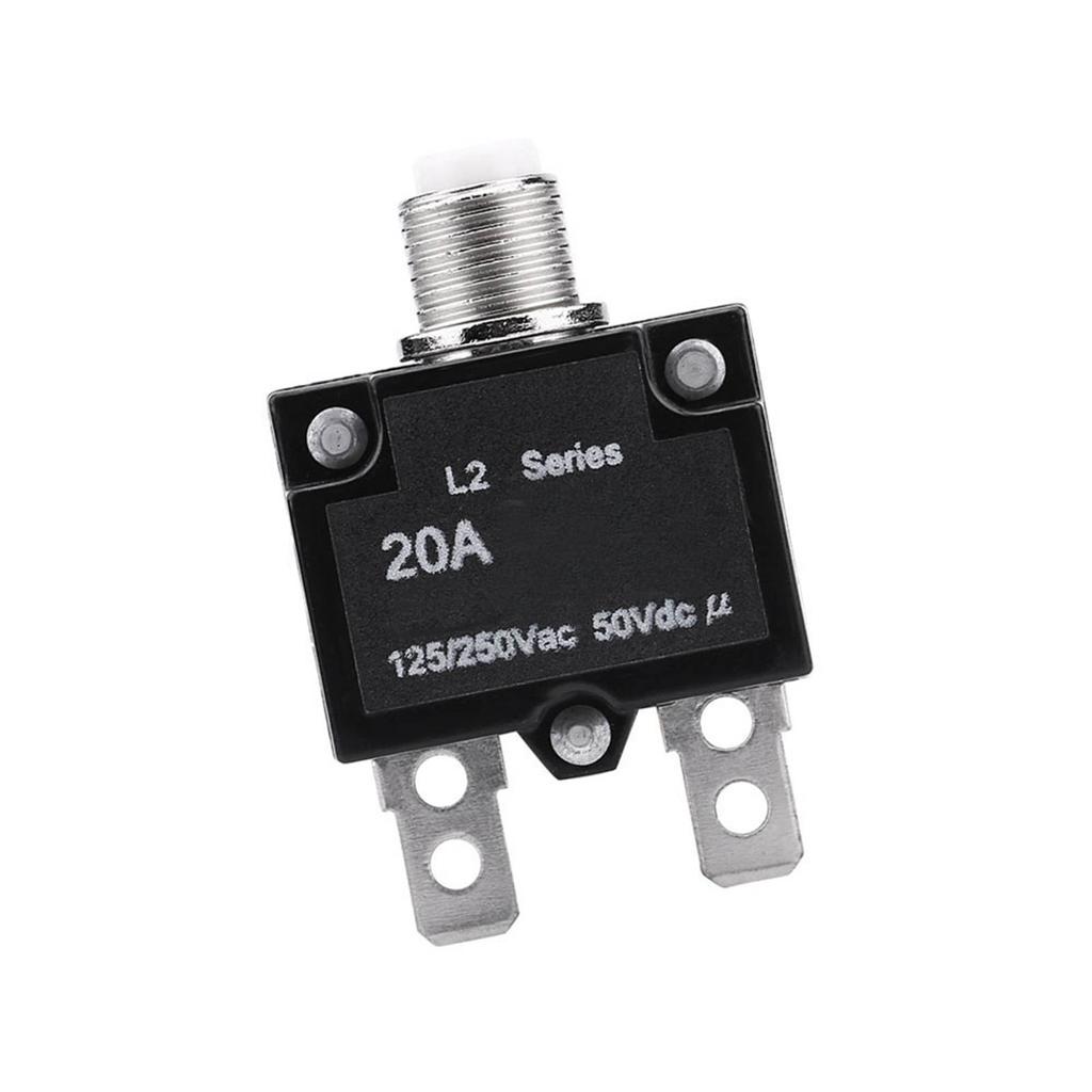 20A 125250V Rücksetzbarer thermischer Schalter Schutzschalter Überstrom Überlastschutz für Generator