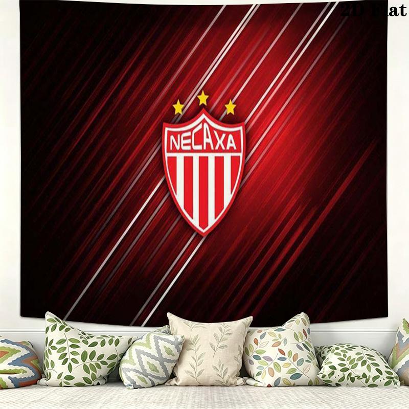 Necaxa Fc Wall Tapestry Aesthetic Wall Hanging Printed Fabric Blanket Decorative Tapestries for Bedroom Living Room Home Decor