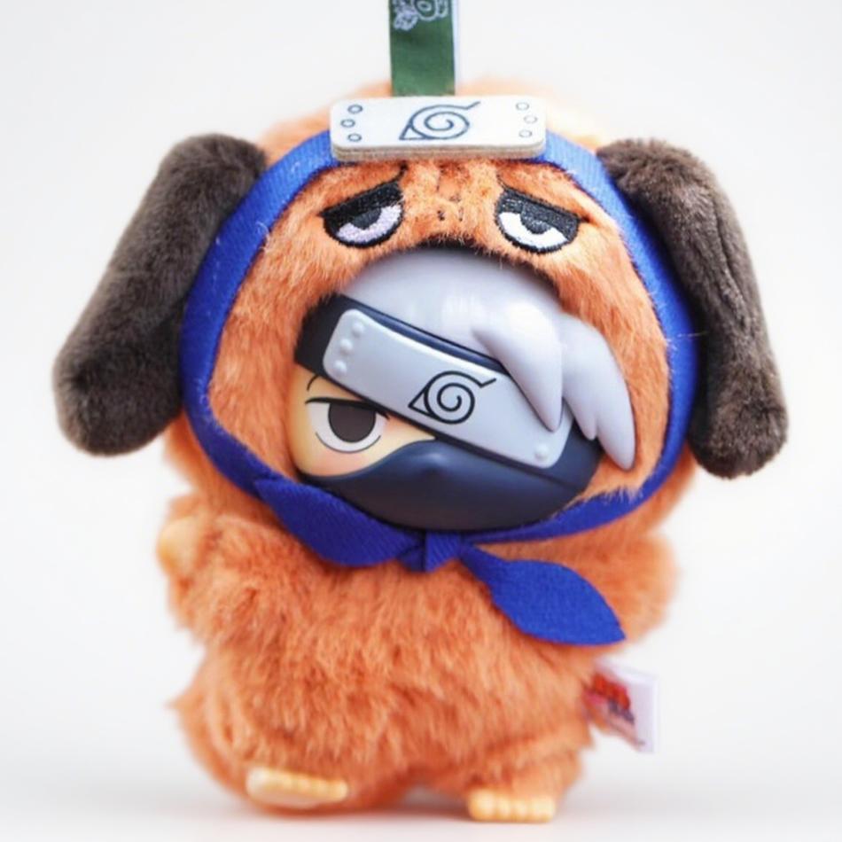 Genuine Naruto's Wind Cute Beast Party Series Blind Box Trendy Toy Figure Plush Doll Ornaments Boy's Birthday Gift