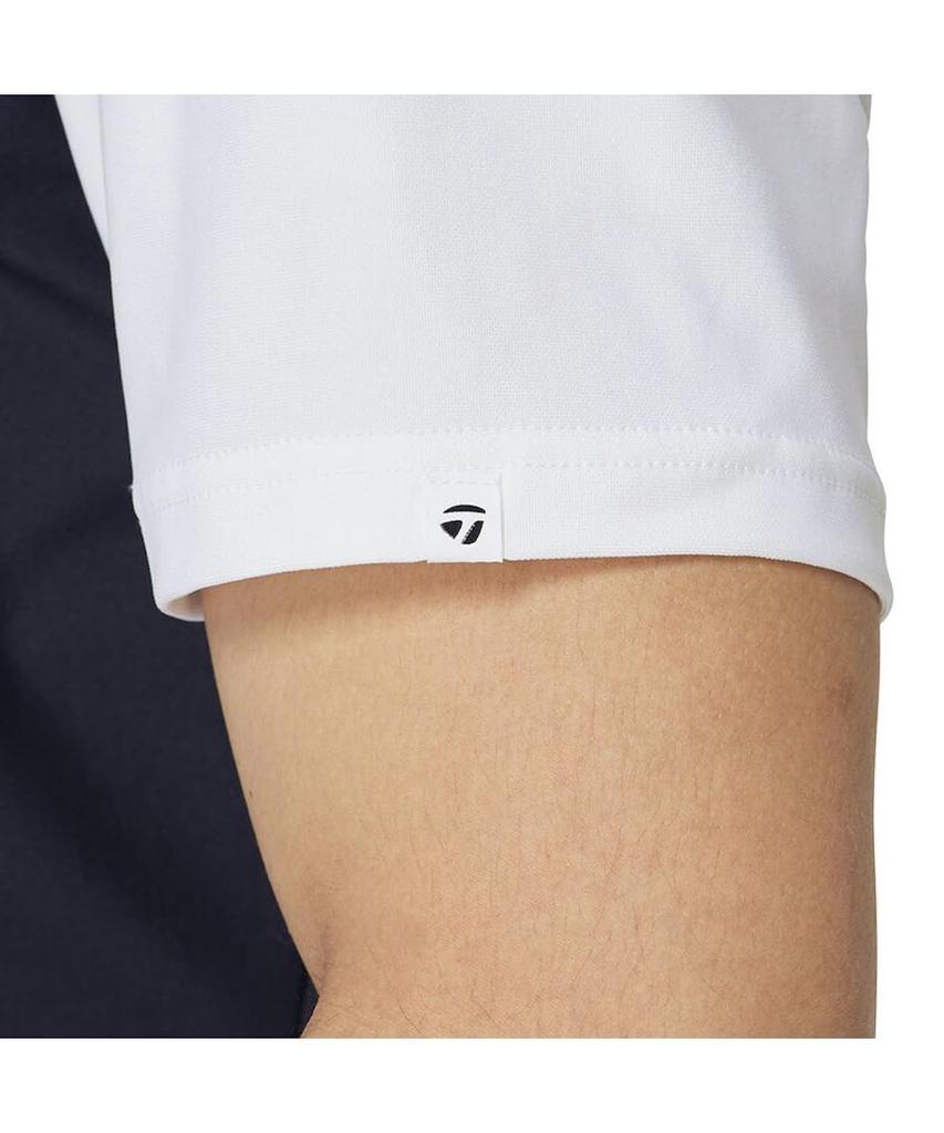 TaylorMade Color Block S/S Polo Shirt, Beige, Size M, Men's, 2025SS UN631