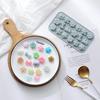 1Pc 18Cavities Flower Bow Tie Silicone Chocolate Molds DIY Pudding Biscuit Pastry Dessert Fondant Candle Cake Mold Baking Tools