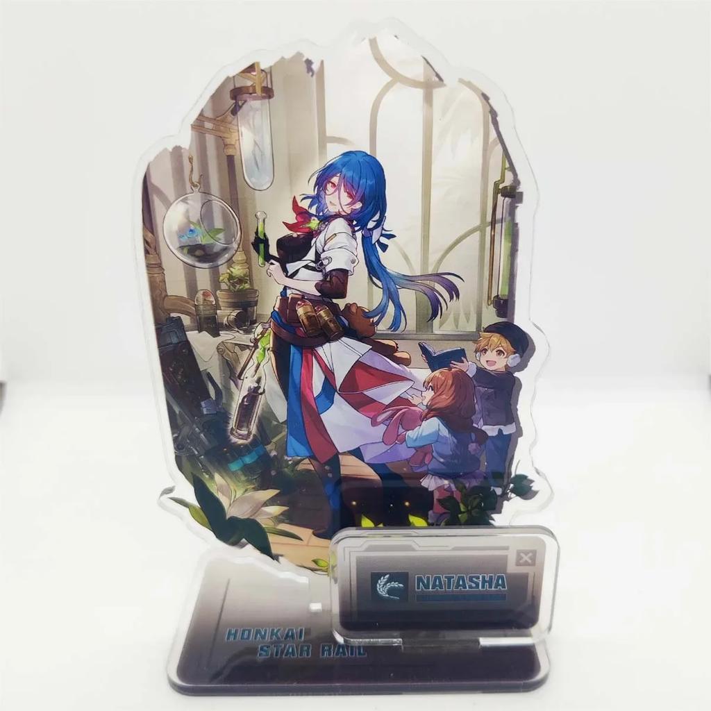 Game Honkai Star Rail Figures Aventurine Acheron Sparkle Anime Acrylic Stand Model Desk Ornaments Fans Friend Xms Gifts