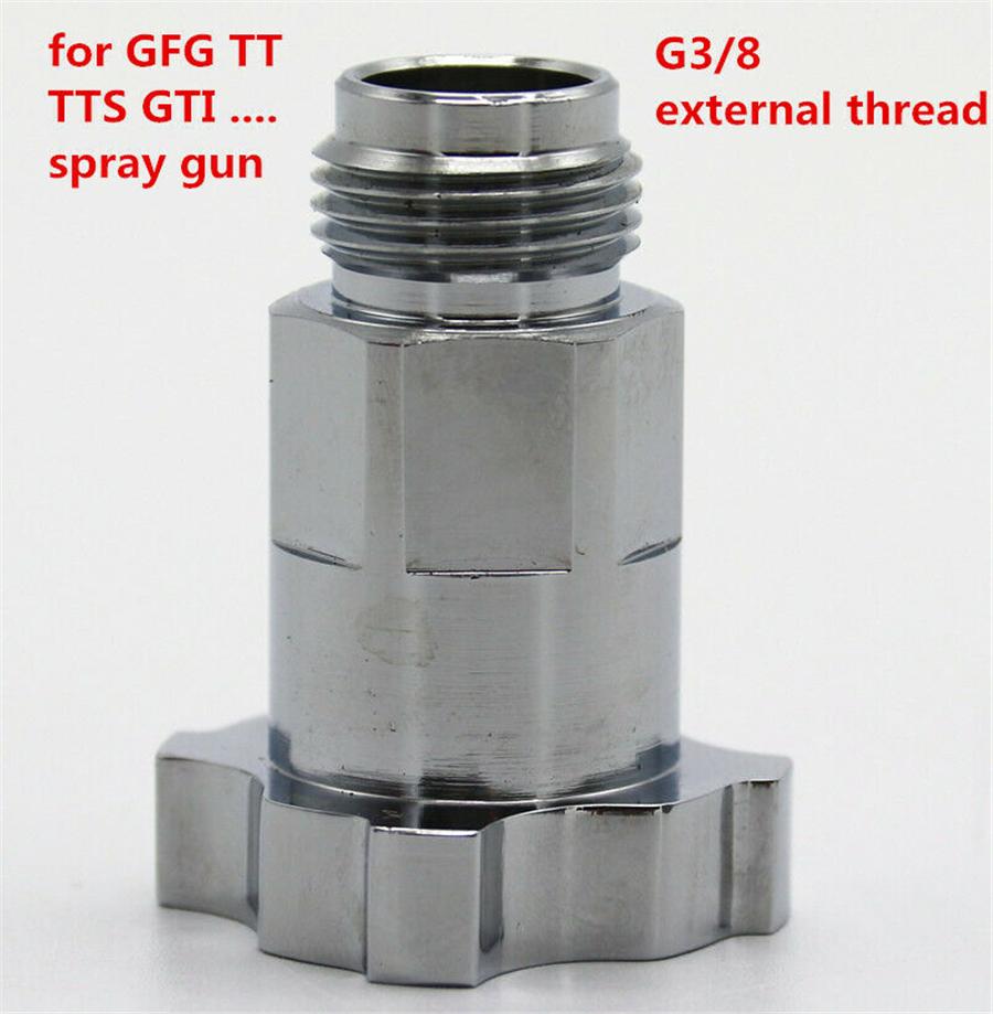 600ML Disposable Paint Cup + G3/8 External Thread Adapter For Spray Gun Connect