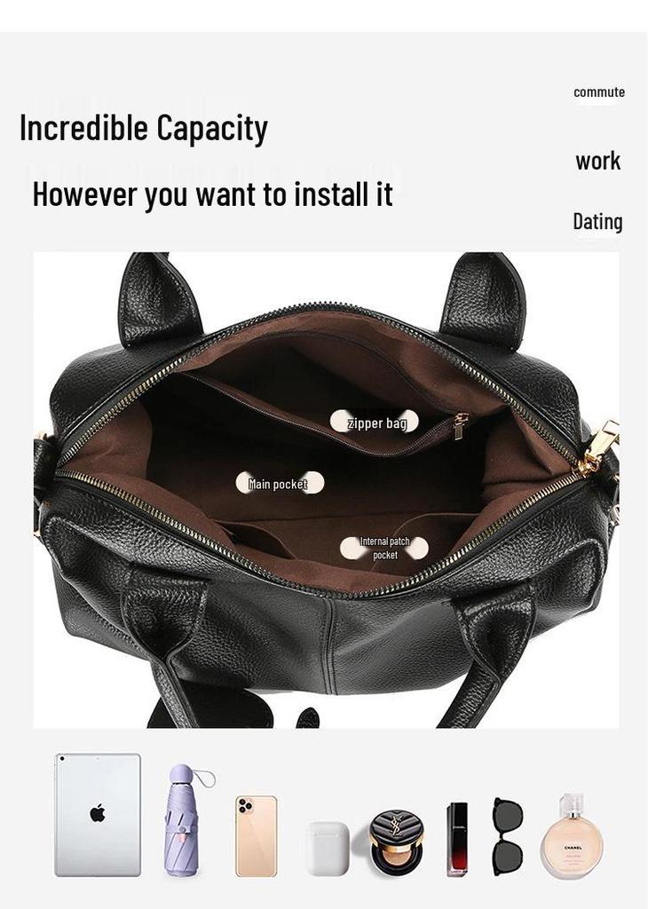 High-End Women's Boston Shoulder Crossbody Bag - New Style