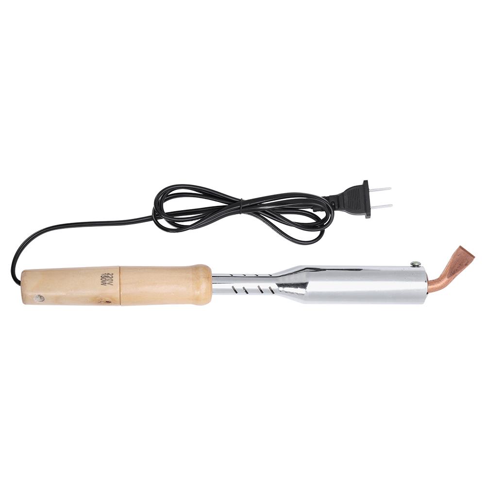 1Pc  Electric Soldering Iron Solder Welding Chisel Tip Wood Handle Tool Useful 150W