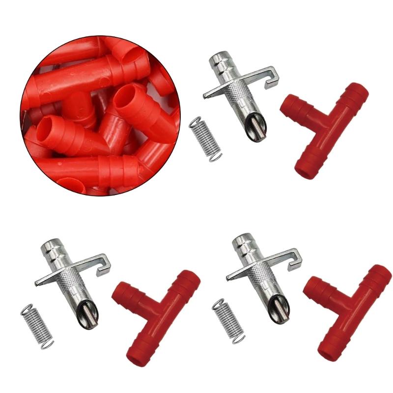 Automatic Rabbit Water Nipple Drinker Drinking Tool Touch Switching Waterer for Daily Watering