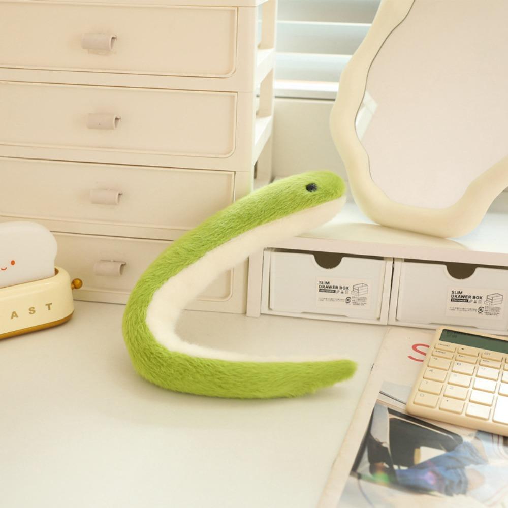 Soft Cotton Snake Plush Doll Bendable Simulated Snake Plush Stuffed Snake Toy  Home Decoration