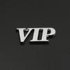 New Personalized VIP Car Logo Car VIP Word Logo Side Logo Decorative Sticker Modified Metal Tail Logo JP Car Sticker