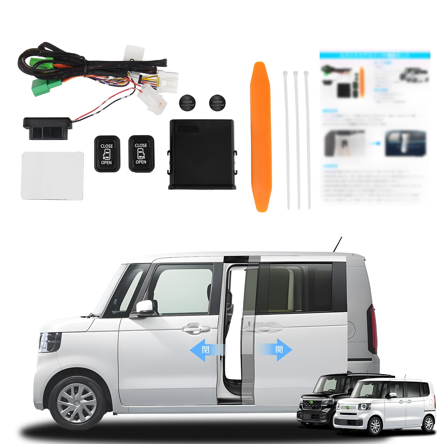 

Kotesoto Honda New JF5 JF6 Комплект переключателей сдвижной двери NBOX JF5 JF6 Переключатель электроприводной сдвижной двери NBOX Переключатель JF5 Кнопка сдвижной двери JF6 Переключатель Разъем ON