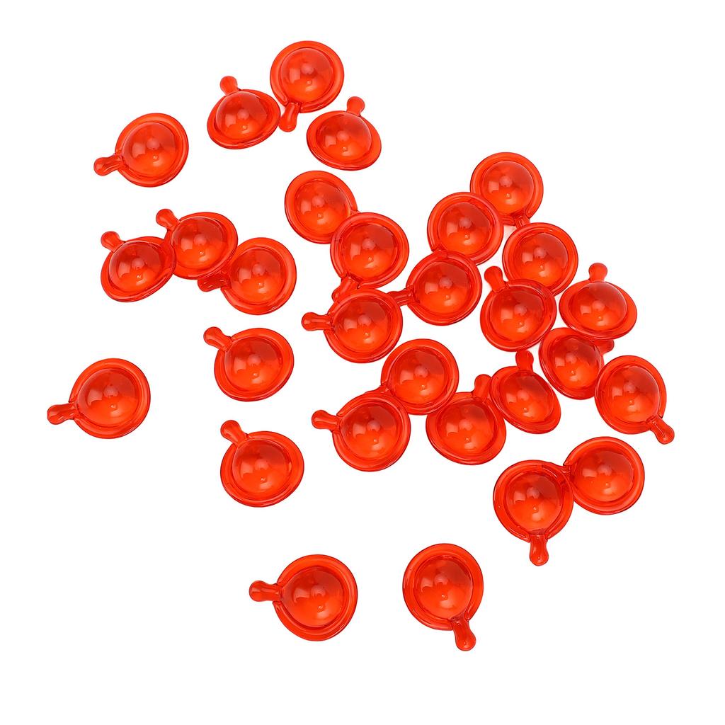 30 Count Hair Serum Capsules Moisturizing Hair Oil Capsules for Nourishing Frizzy Dry Damaged Hair Red