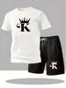 Men's Trendy Summer Mesh Shorts & T-Shirt Set - Casual Short Sleeve Ensemble