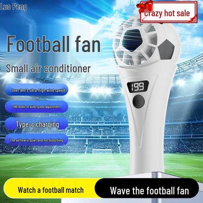 Cross-border Mini Handheld Football Fan – Cartoon USB Rechargeable with Long Battery Life for World Cup Enthusiasts