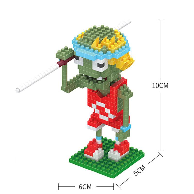 Vs Plants Zombies Parentchild Interactive Boxed Educational Building Toy Block