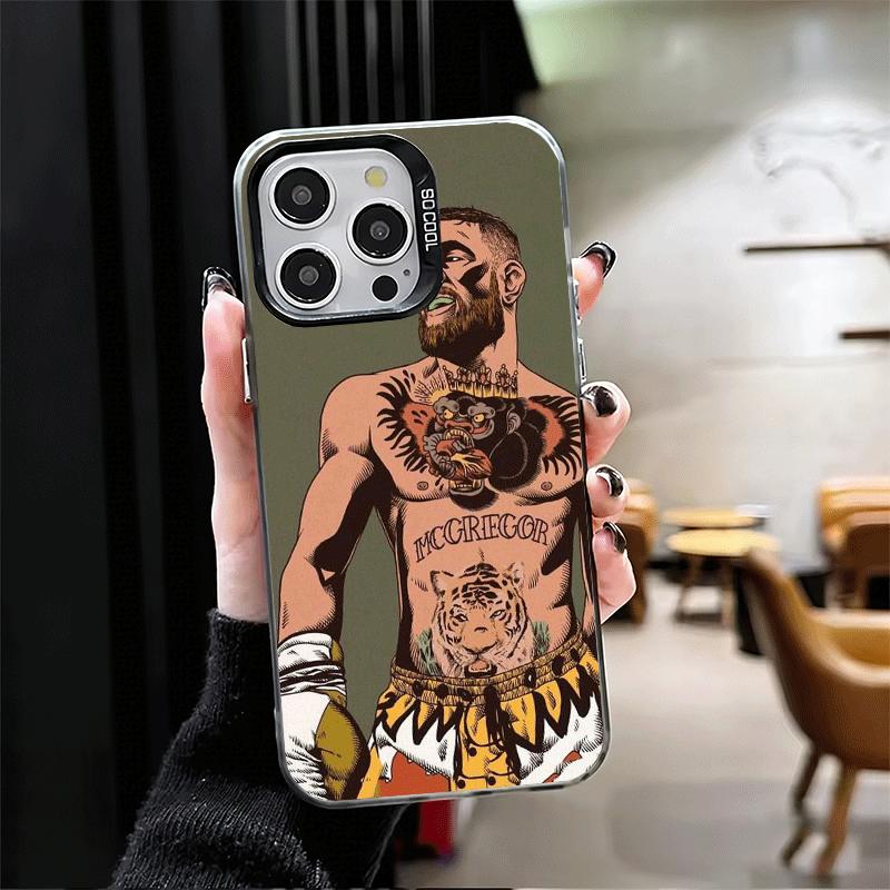 Conor McGregor Man Soft Phone Case for iPhone 15 16 17 Pro Max 17Air 16E 14 Plus 13 12 Mini Shockproof Cover Back Shell