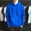 Men's Fleece-Lined Trendy Hooded Sweatshirt - Thick Pullover Jacket for Autumn & Winter, Korean Style