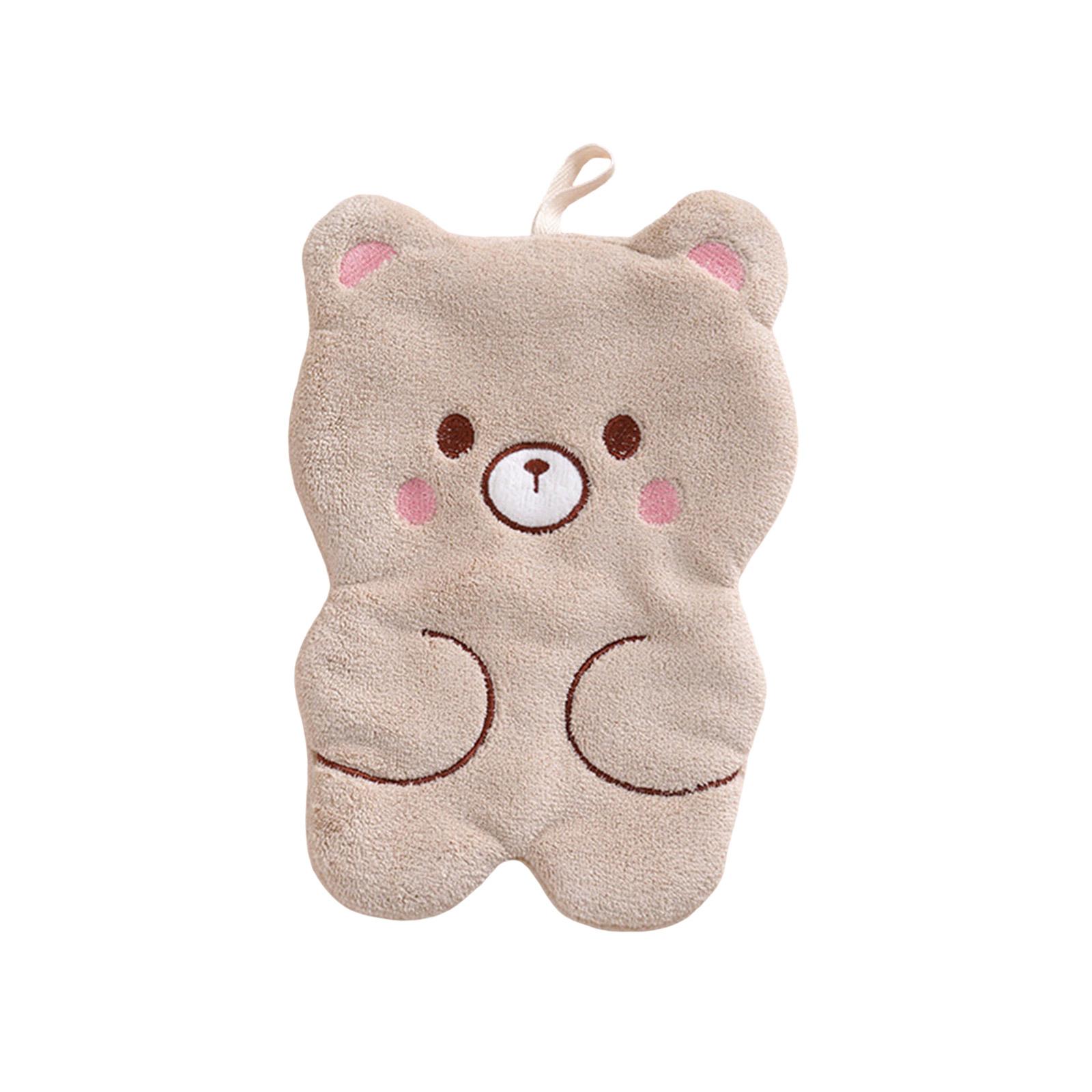 

Детские полотенца для рук с животными Мягкие Впитывающие Полиэстер Быстросохнущие для кухни и ванной C