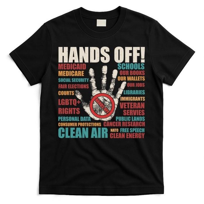 Resist Hands Off Protest Anti Trump T-Shirt Unisex T-Shirt