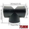 42/60/75/90mm Air Vent Y T Flat Piece Ducting Pipe Outlet Exhaust Joiner Splitter For Webasto Eberspaecher Diesel Parking Heater