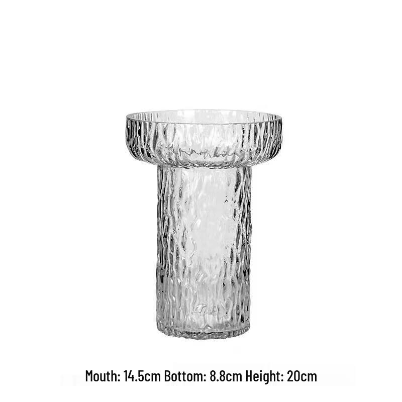 Simple Transparent Glass Flower Vase