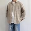 Autumn Plaid Long-sleeved Casual Shirt with High-end Versatile Hong Kong Style Men's Jacket