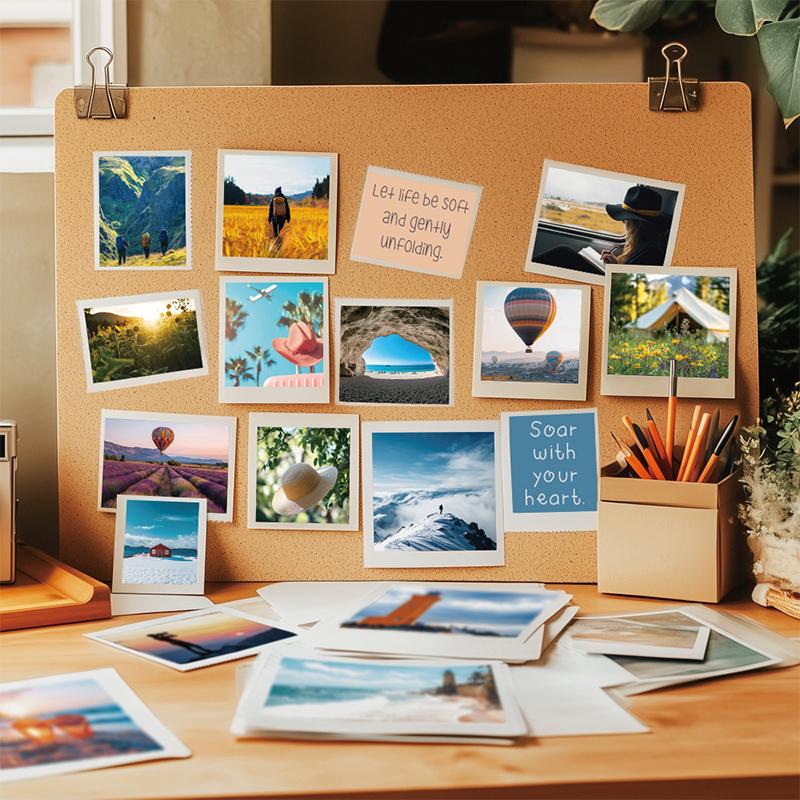 Vision Board Sticker Book - Vision Board Kit & Supplies, With Motivational Images & Quotes For Women, Scrapbook Supplies