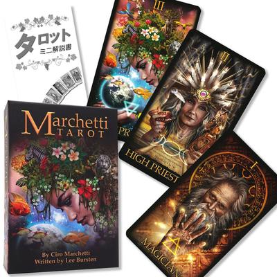 Marchetti Tarot, Tarot Reading Instructions, Japanese Instruction Manual Included, Authentic Tarot Cards, 78 Cards