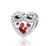 Brand New Infinity Knot Charm Bead Components Copper Metal Bead Components Hearts Secure Safety Chain Compatible With Authentic Original Bracelets
