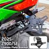 Pour Kawasaki Z900 2026 Z900SE 2025 Z900 SE Support de Plaque d'Immatriculation Fixe Éclairage LED Éliminateur de Garde-boue Arrière pour Moto