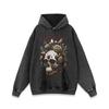 Oversized Skull Print Hoodie Men Women Streetwear Casual Long Sleeve Cotton Sweatshirt