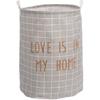 Heavy Duty Durable Canvas Storage Laundry Hamper Basket Large Foldable Toys Clothing Organizer Closet Storage Bin Bag