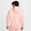 Nike Club Men's French Terry Hoodie washed coral/washed coral/white
