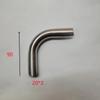 304 Stainless Sanitary 45 Degree 90 Degree Elbow Lengthen Seamless Pipe Welding Pipe Fitting