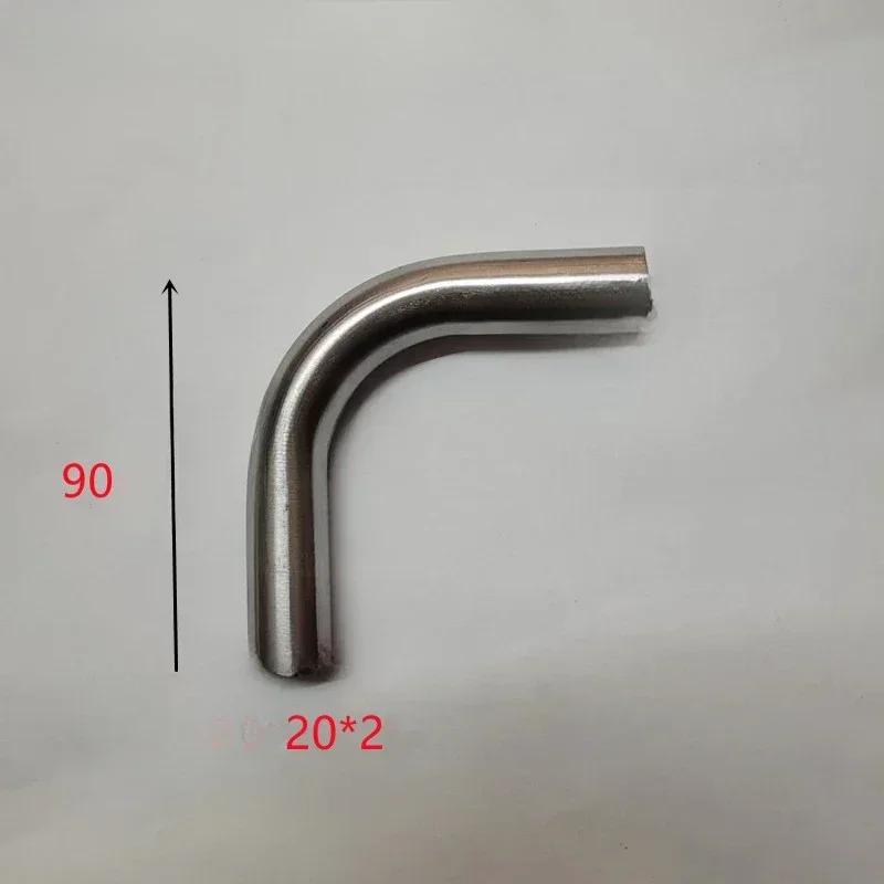 304 Stainless Sanitary 45 Degree 90 Degree Elbow Lengthen Seamless Pipe Welding Pipe Fitting
