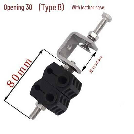 C304 Tiger Claw U-Shaped Stainless Steel Pipe Clamp