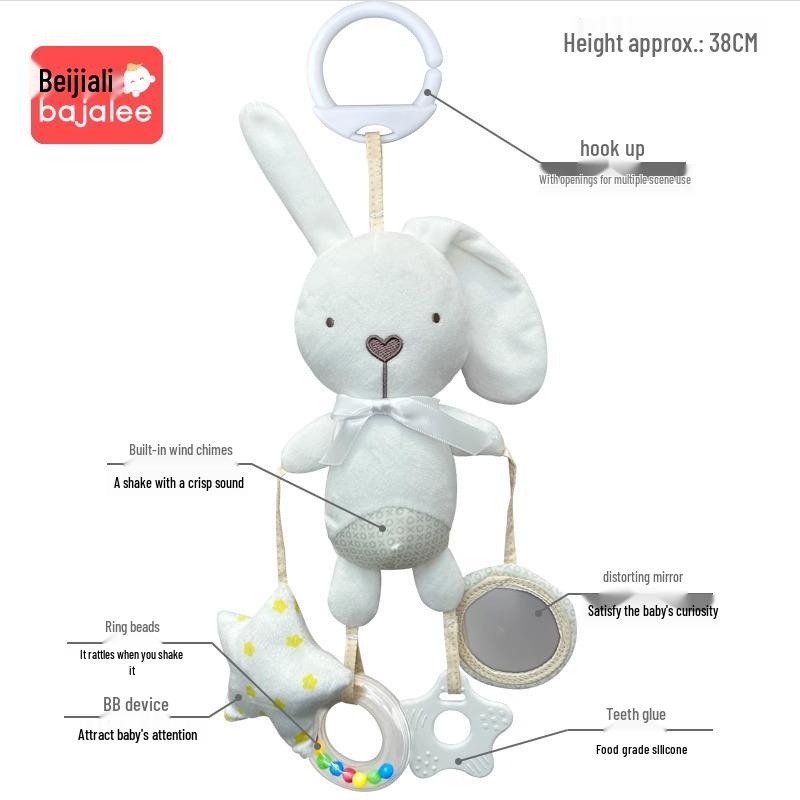 Baby Stroller Mobile: Crib Rattle & Car Seat Soothing Toy