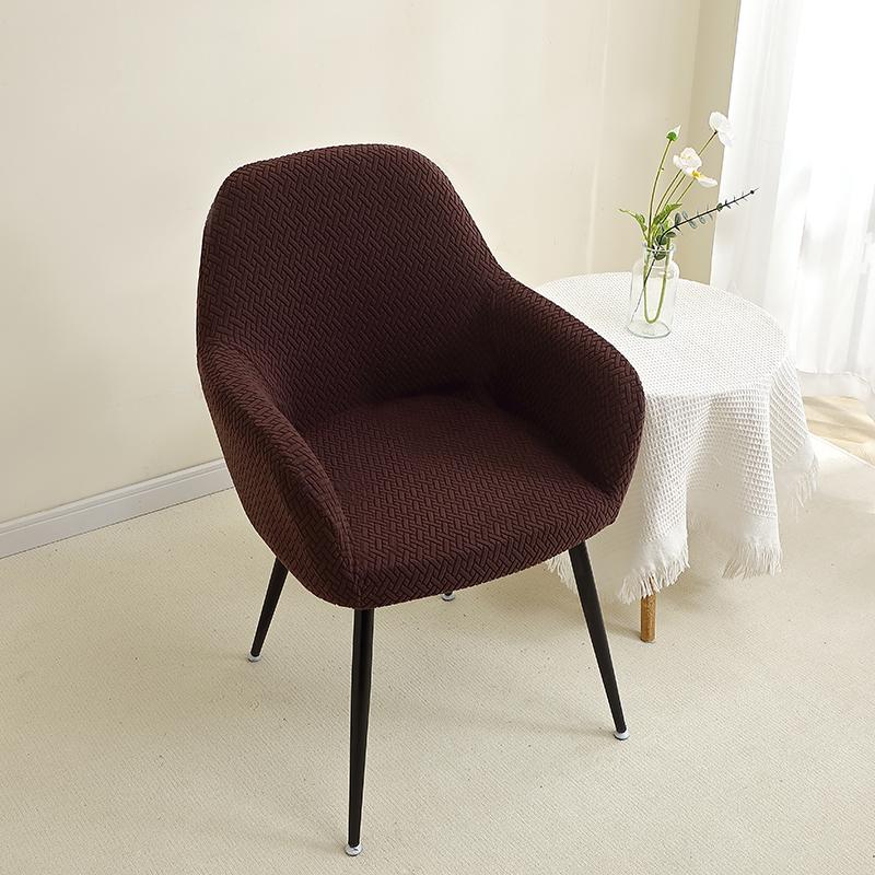 Hoge rug eetkamerstoelhoes Elastische stoelhoezen Beschermer voor bruiloft Woonkamer Huisdecoratie 1 of 2 stuks 2pcs