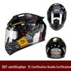 New Retro Full Face Motorcycle Helmet with Universal Day/Night Lens