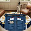 Tardis In Starry Night Round Rug for Livingroom,Bedroom, Palyroom, Chair Rug, Area Rug, Circle Carpet, Large Size Fan Christmas Gift