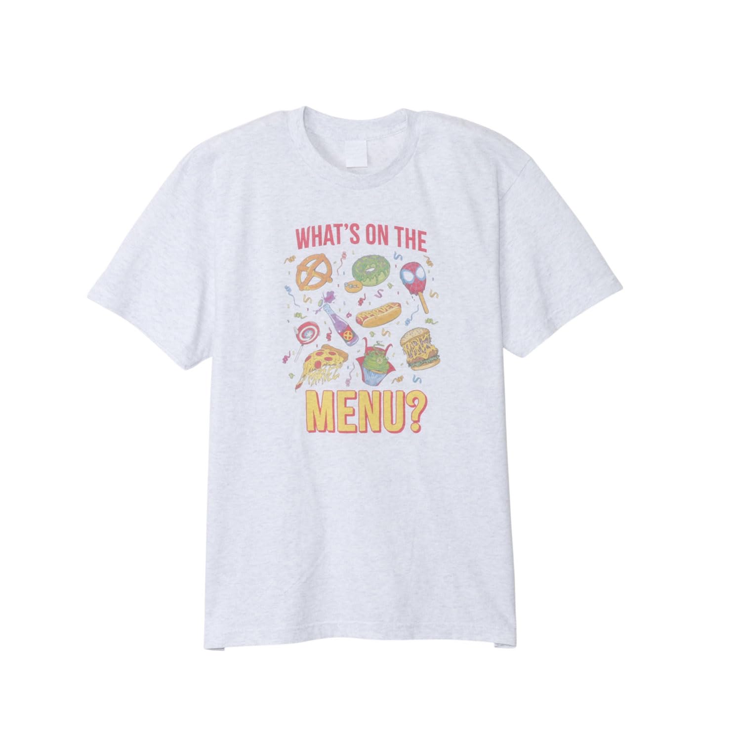 

Small Planet Marvel 50 Design T-Shirt 9/MENU Large Ash