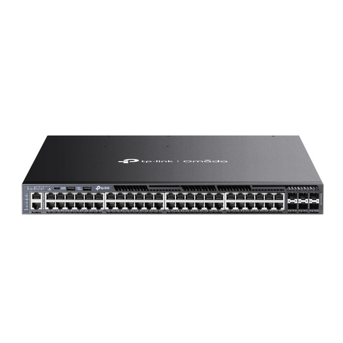 TP-LINK Omada 48-Port Gigabit Stackable L3 Managed PoE+ Switch with 6 10GE SFP+ Slots