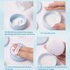 1Pcs White Cap Empty Loose Powder Jars with Sifter Cosmetics Container Dispersion Powder Box