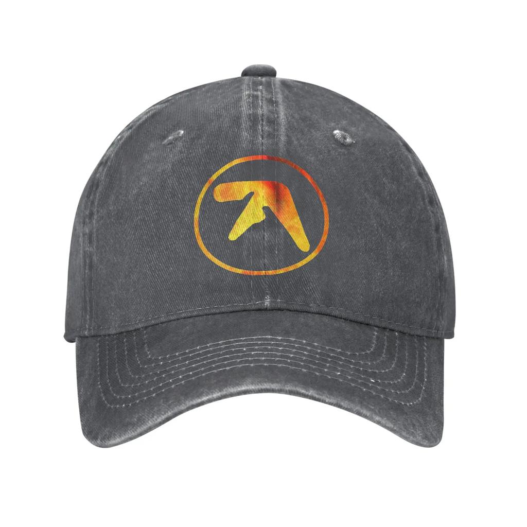 Aphex Twin Vintage Washed Denim Cap Casual Baseball Caps Adjustable Hat Summer Unisex Baseball Hats