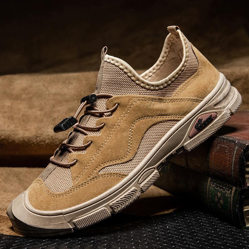 

Мужская обувь, осенняя новая спортивная обувь, модные универсальные уличные повседневные туфли Tide, дышащие кроссовки на толстой подошве 44