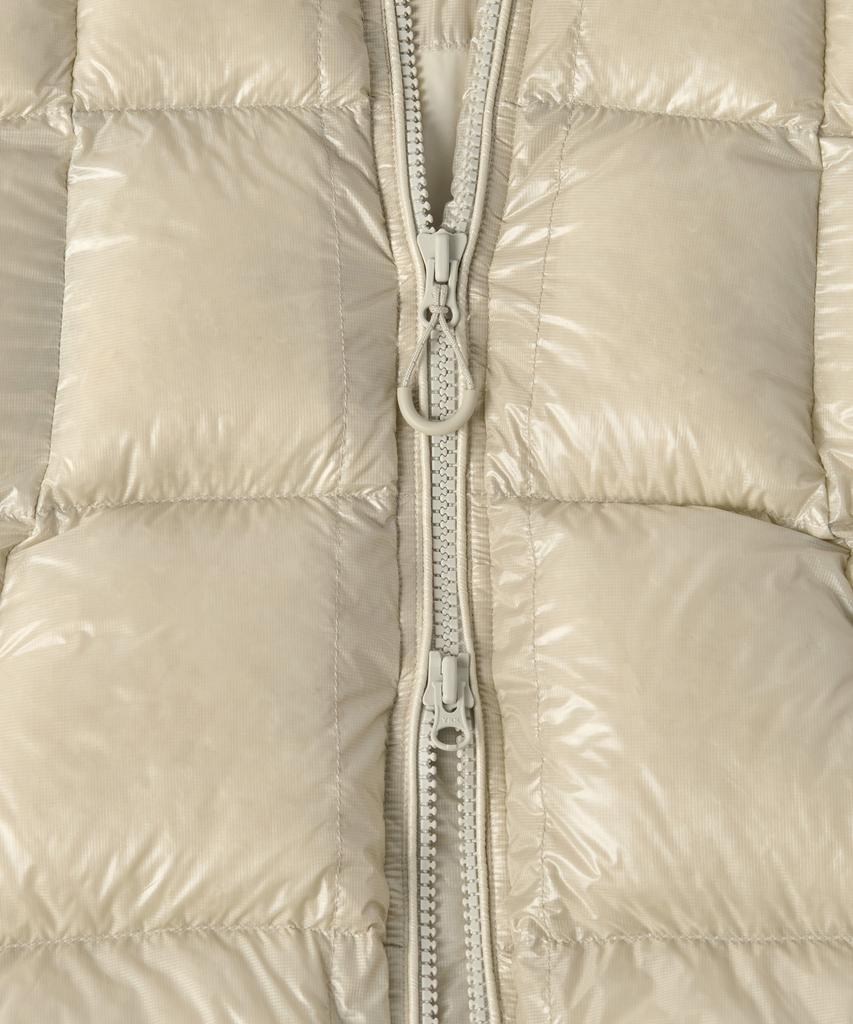 MUSINSA STANDARD WOMAN [City Leisure] Women'S Sheer Ripstop Hooded Down Short Padded Jacket [Light Beige]