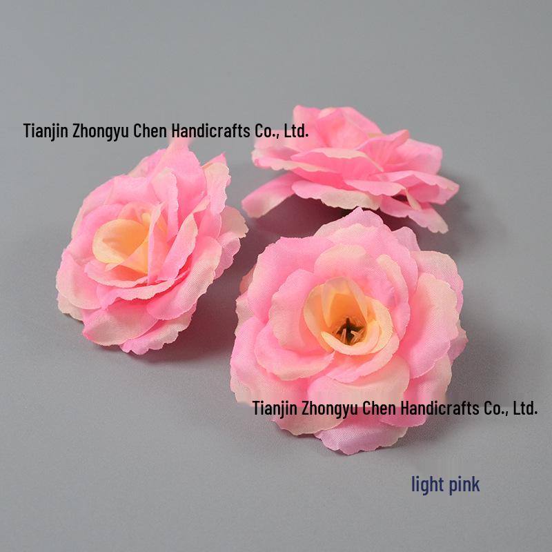 8CM Silk Rose Flowers for Wall, Box Projects, Scenery, Weddings, Flower Balls, and Ceiling Decor