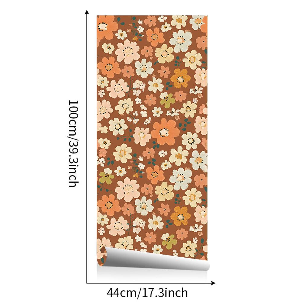 

Цветы Спальня Гостиная Фон Украшение Декоративные Обои На Стену Самоклеящиеся 44*100CM/fun-z002