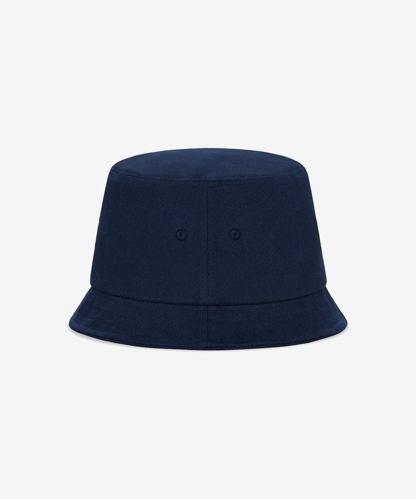 Bajal Va Curved Logo Short Visor Bucket Hat Navy