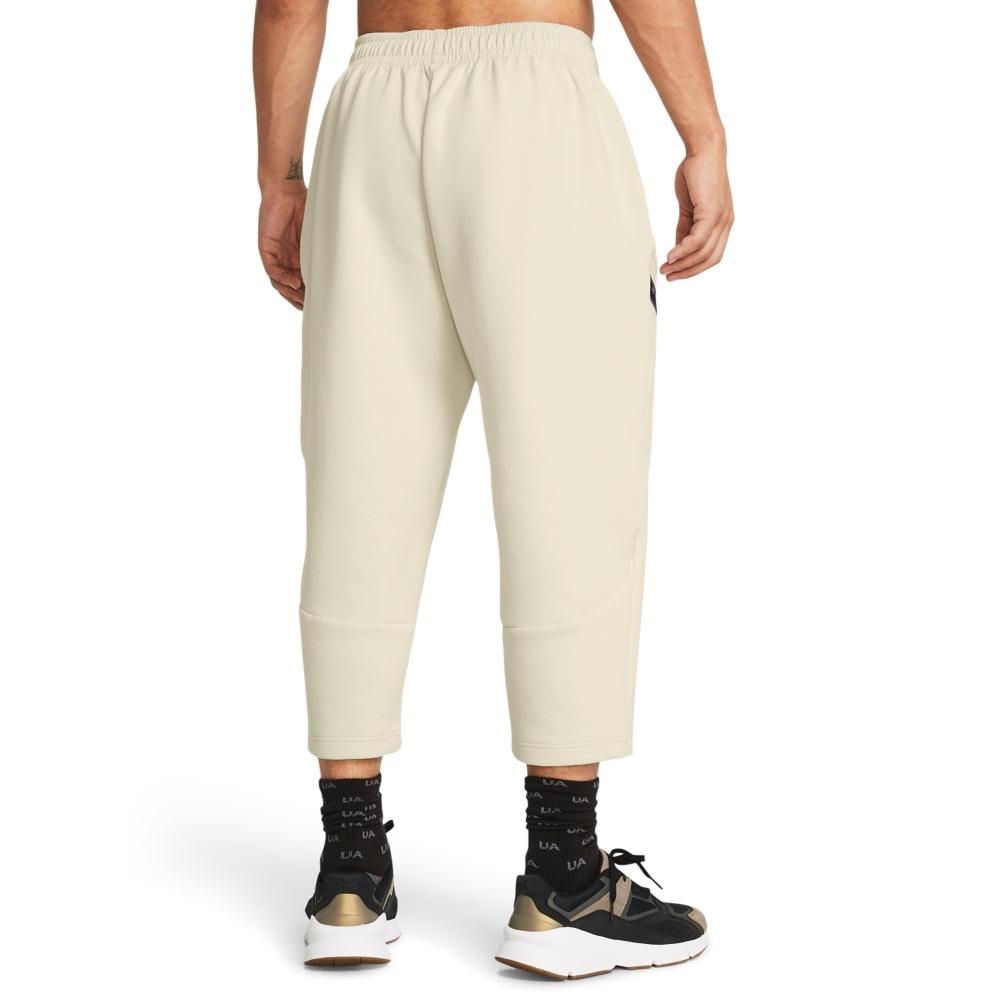 Under Armour Unaufhaltsame Solide Lockere Fleece Trainings Cropped Strickhose Herrenhose Braun 1384010-273