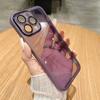 Custodia trasparente morbida e adorabile per telefono Samsung Galaxy M35 5G, semplice colore, protezione completa della fotocamera, antiurto, protezione completa